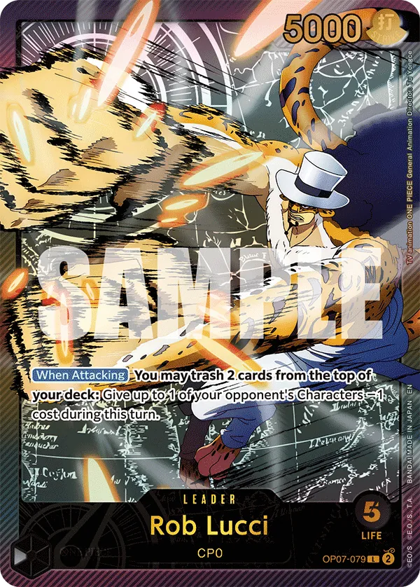 Rob Lucci OP07-079 Alternate Art