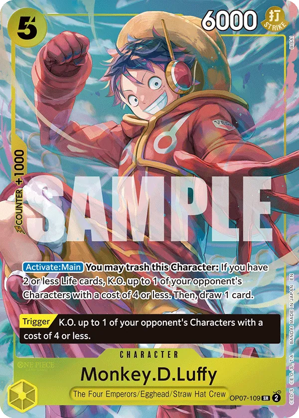 Monkey.D.Luffy OP07-109 Alternate Art