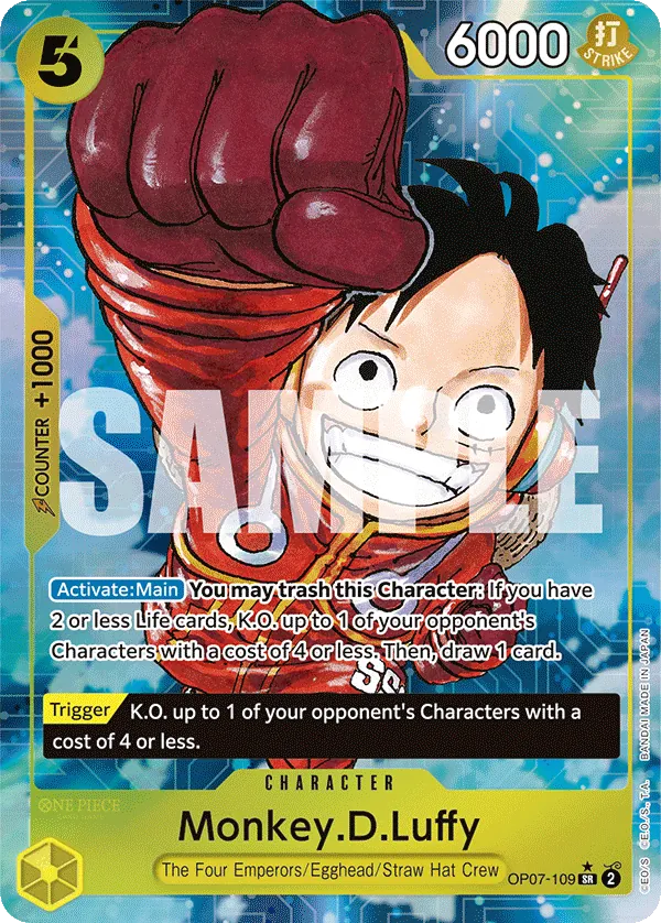 Monkey.D.Luffy OP07-109 Parallel