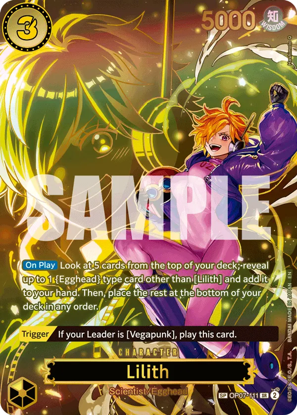 Lilith OP07-111 Alternate Art