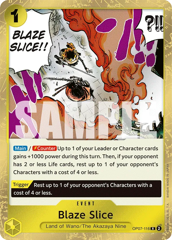 Blaze Slice OP07-116 Reprint