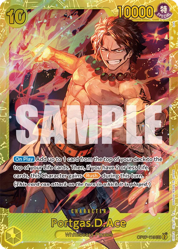 Portgas.D.Ace OP07-119 Reprint
