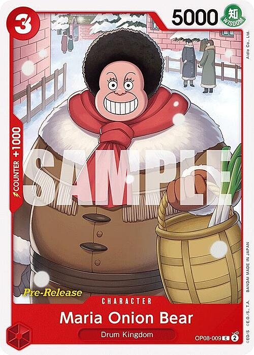 Maria Onion Bear OP08-009 Normal