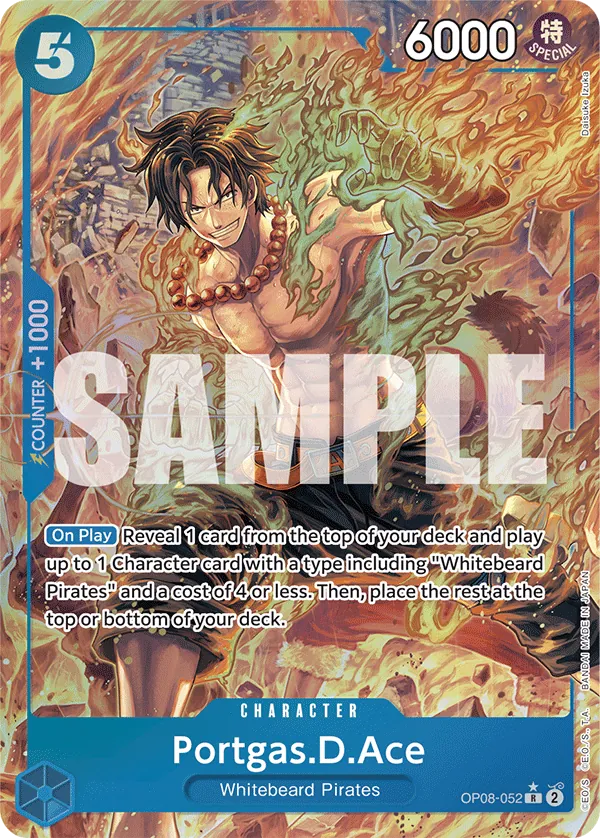 Portgas.D.Ace OP08-052 Parallel