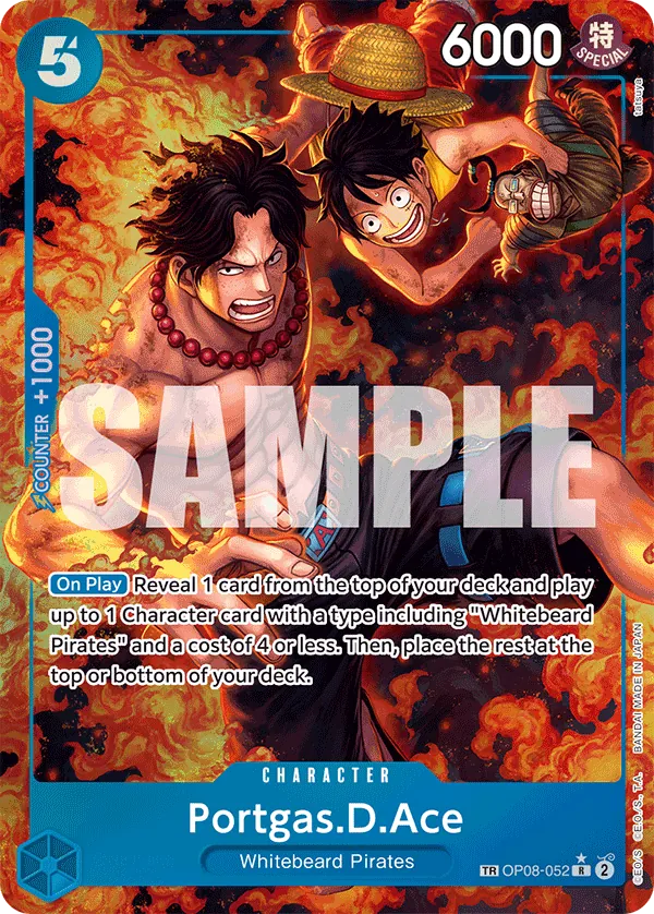 Portgas.D.Ace OP08-052 Alternate Art
