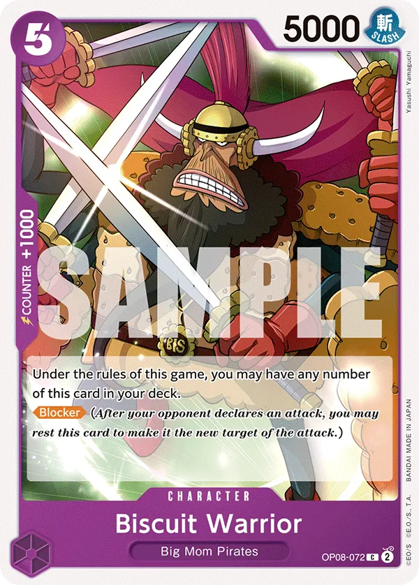 Biscuit Warrior OP08-072 Normal