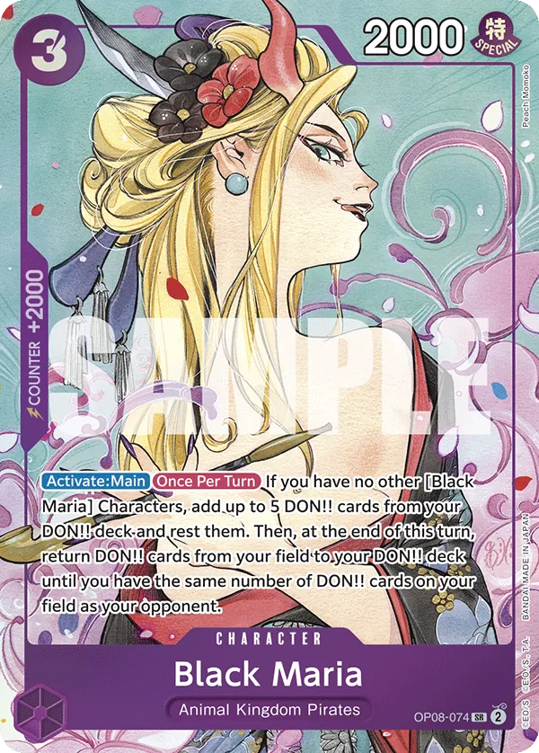Black Maria OP08-074 Alternate Art