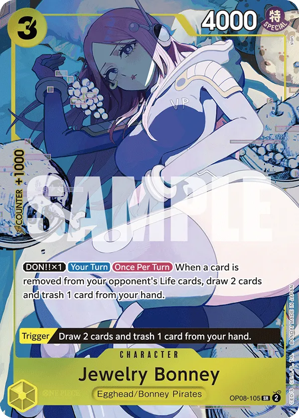 Jewelry Bonney OP08-105 Alternate Art