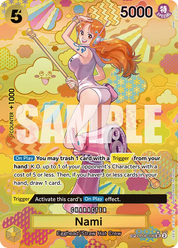 Nami OP08-106 Alternate Art