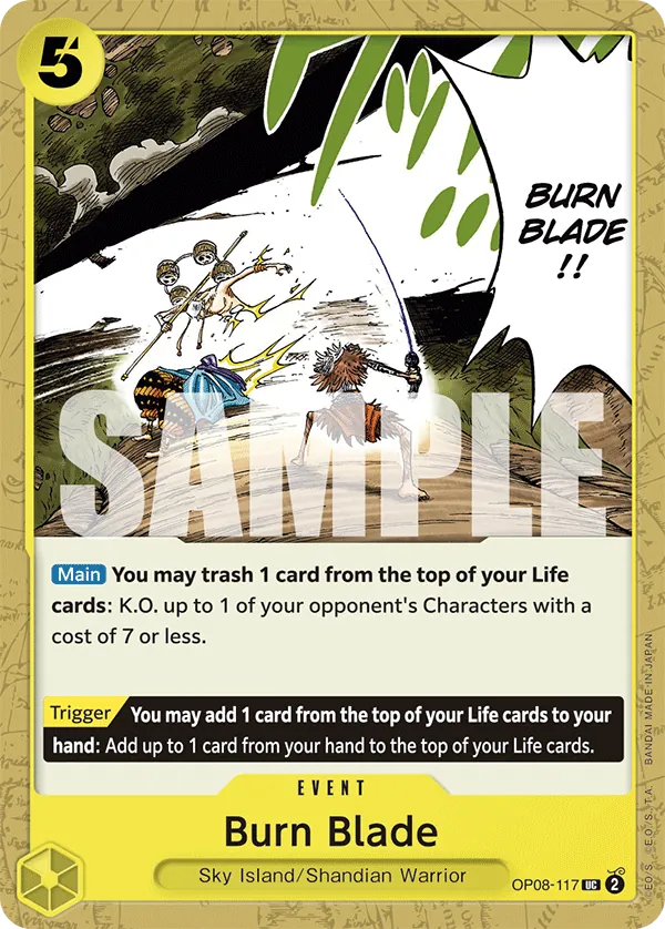 Burn Blade OP08-117 Normal