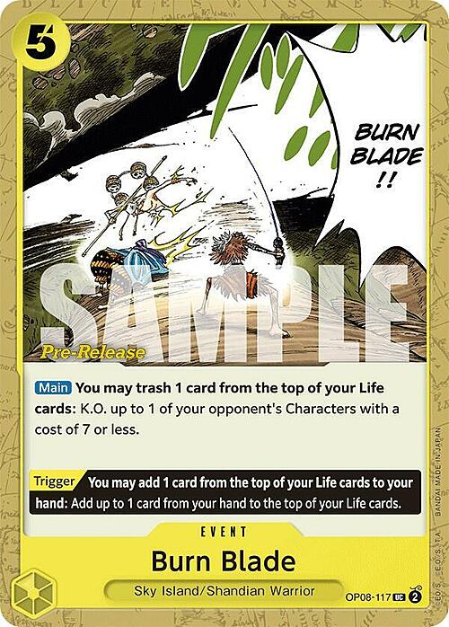 Burn Blade OP08-117 Normal
