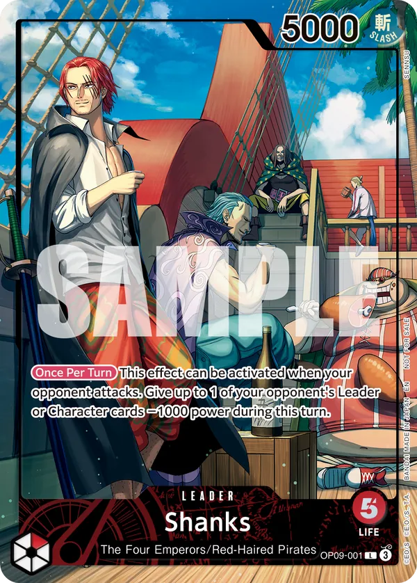 Shanks OP09-001 Alternate Art