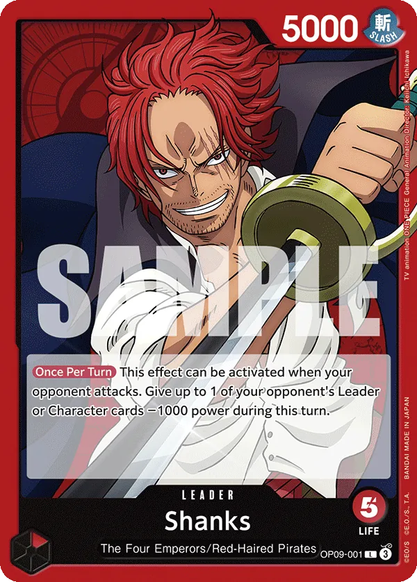 Shanks OP09-001 Normal