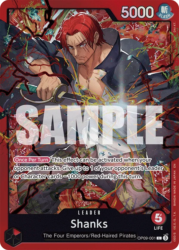Shanks OP09-001 Alternate Art