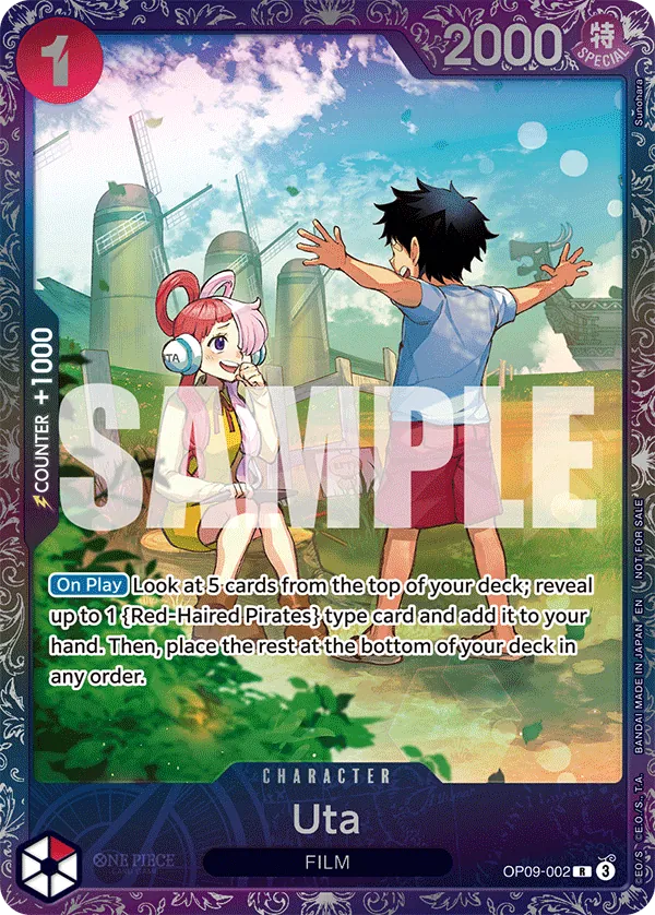 Uta OP09-002 Alternate Art
