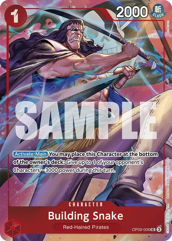 Building Snake OP09-008 Alternate Art
