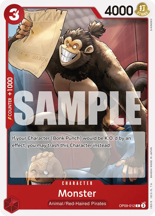 Monster OP09-012 Reprint