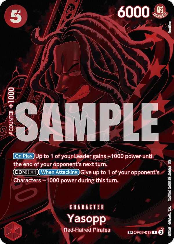 Yasopp OP09-013 Alternate Art