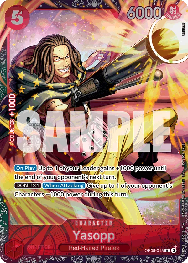Yasopp OP09-013 Alternate Art