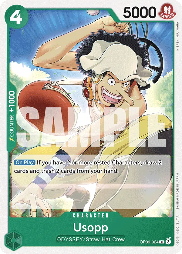 Usopp OP09-024 Normal