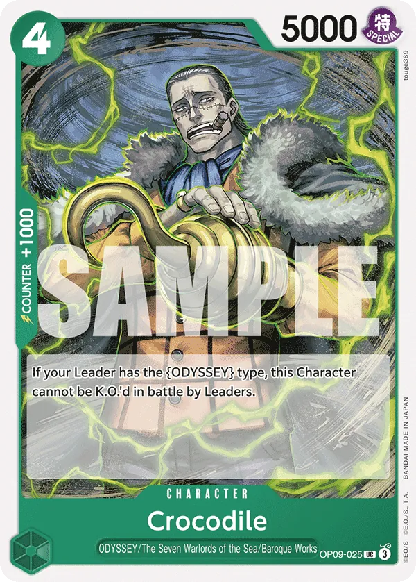 Crocodile OP09-025 Normal