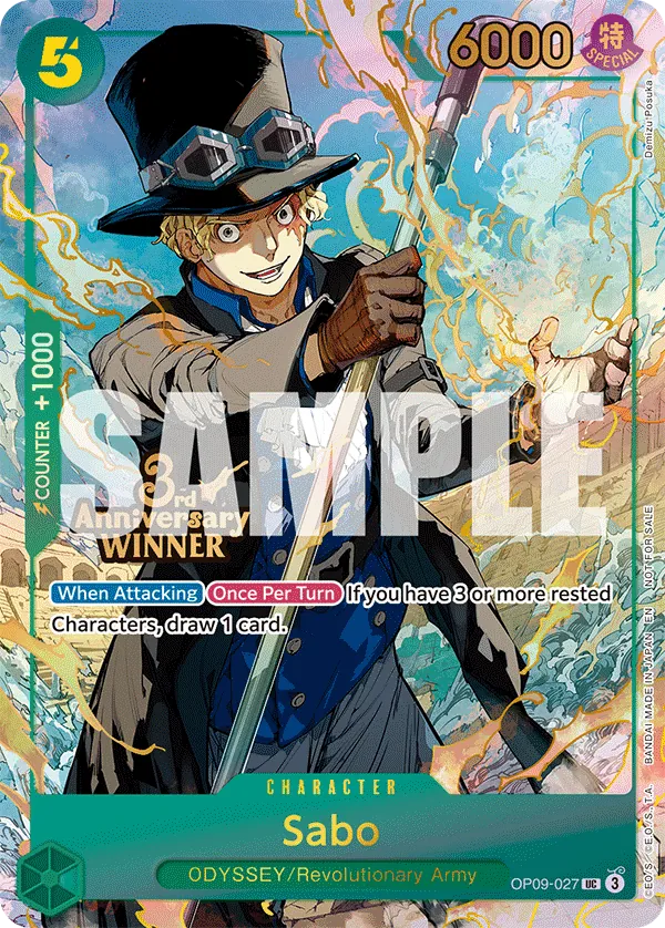 Sabo OP09-027 Alternate Art