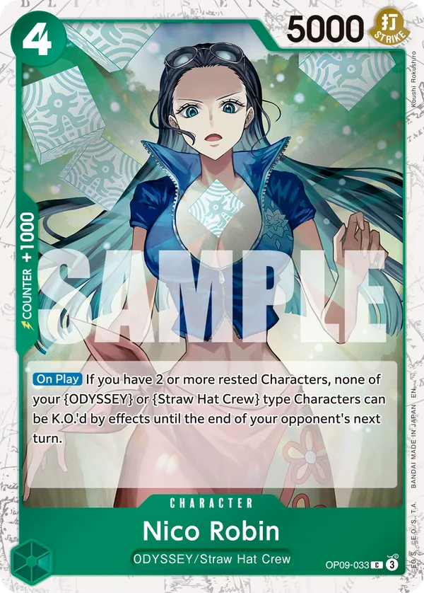 Nico Robin OP09-033 Pirate Foil