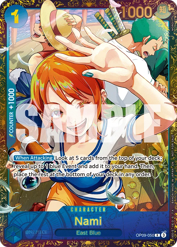 Nami OP09-050 Alternate Art