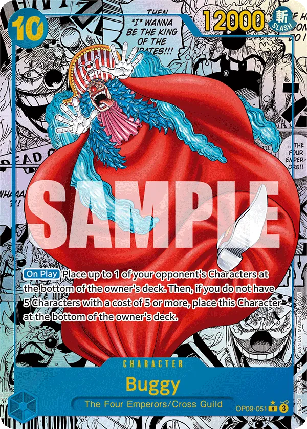 Buggy OP09-051 Manga Rare