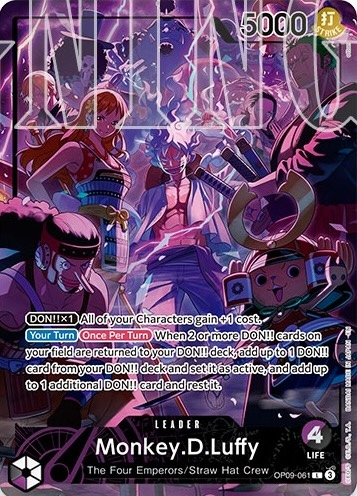 Monkey.D.Luffy OP09-061 Alternate Art