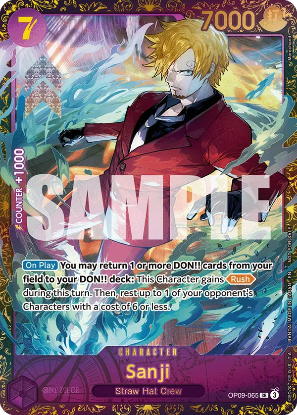 Sanji OP09-065 Alternate Art