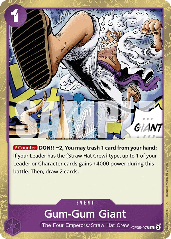 Gum-Gum Giant OP09-078 Reprint
