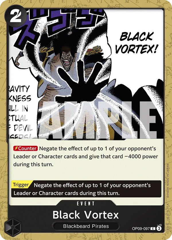Black Vortex OP09-097 Reprint