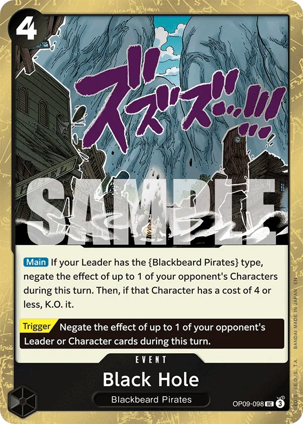 Black Hole OP09-098 Pirate Foil