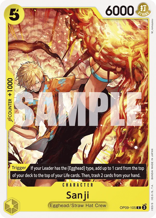 Sanji OP09-105 Normal