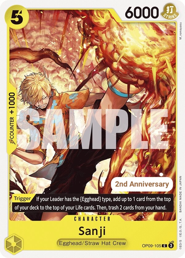 Sanji OP09-105 Normal