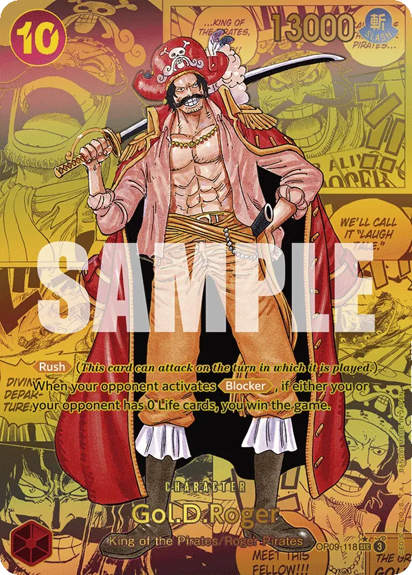 Gol.D.Roger OP09-118 · Manga Rare