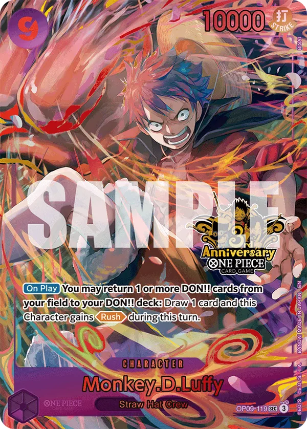 Monkey.D.Luffy OP09-119 Alternate Art
