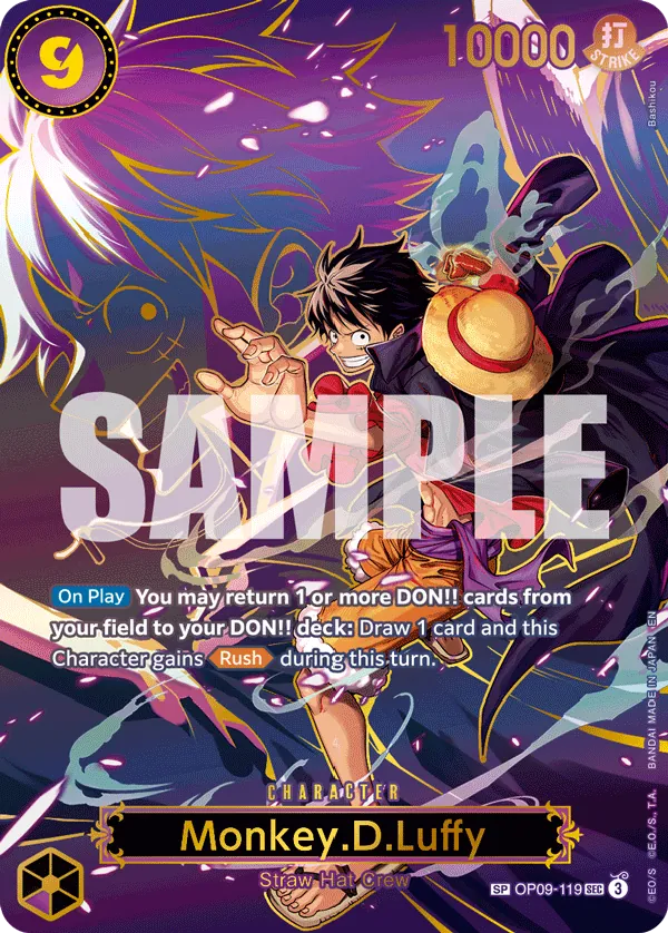 Monkey.D.Luffy OP09-119 Alternate Art