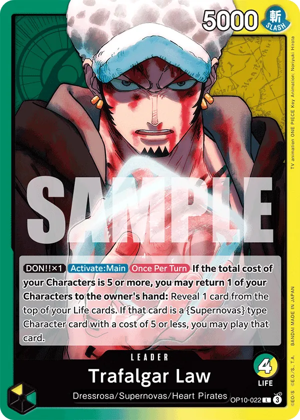Trafalgar Law OP10-022 Normal