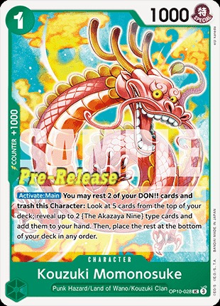 Kouzuki Momonosuke OP10-028 Normal