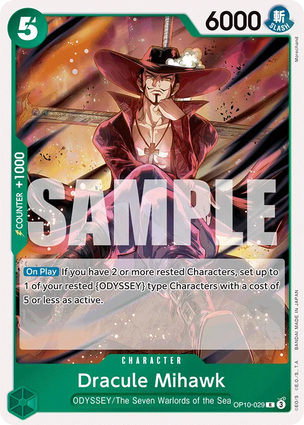 Dracule Mihawk OP10-029 Normal
