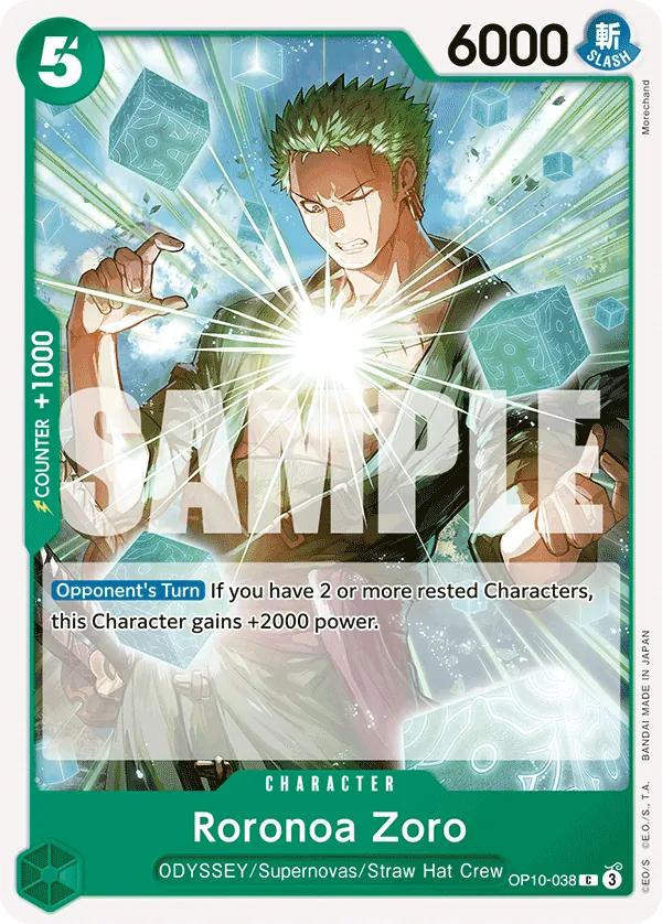 Roronoa Zoro OP10-038 Normal