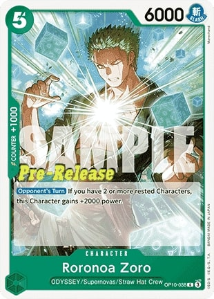 Roronoa Zoro OP10-038 Normal