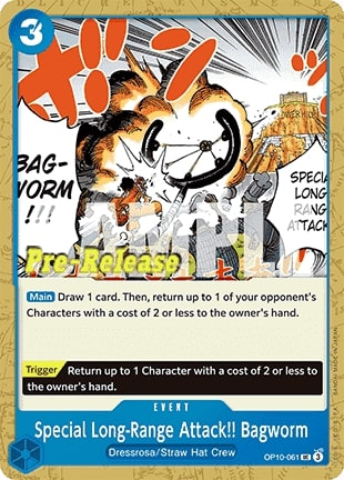 Special Long-Range Attack!! Bagworm OP10-061 Normal
