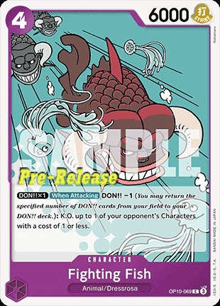 Fighting Fish OP10-069 Normal