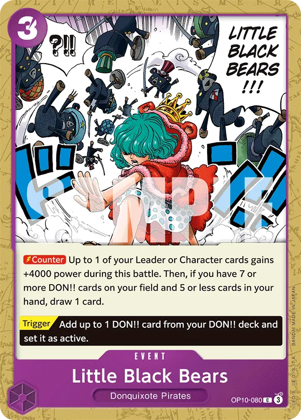 Little Black Bears OP10-080 Normal