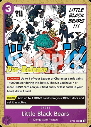 Little Black Bears OP10-080 Normal
