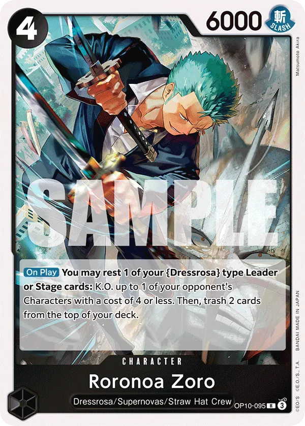 Roronoa Zoro OP10-095 Normal