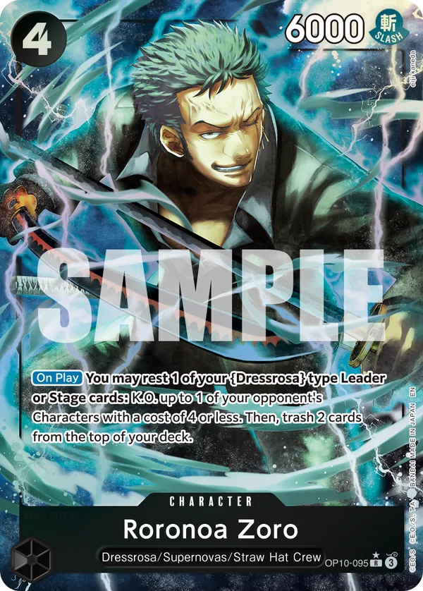 Roronoa Zoro OP10-095 Alternate Art